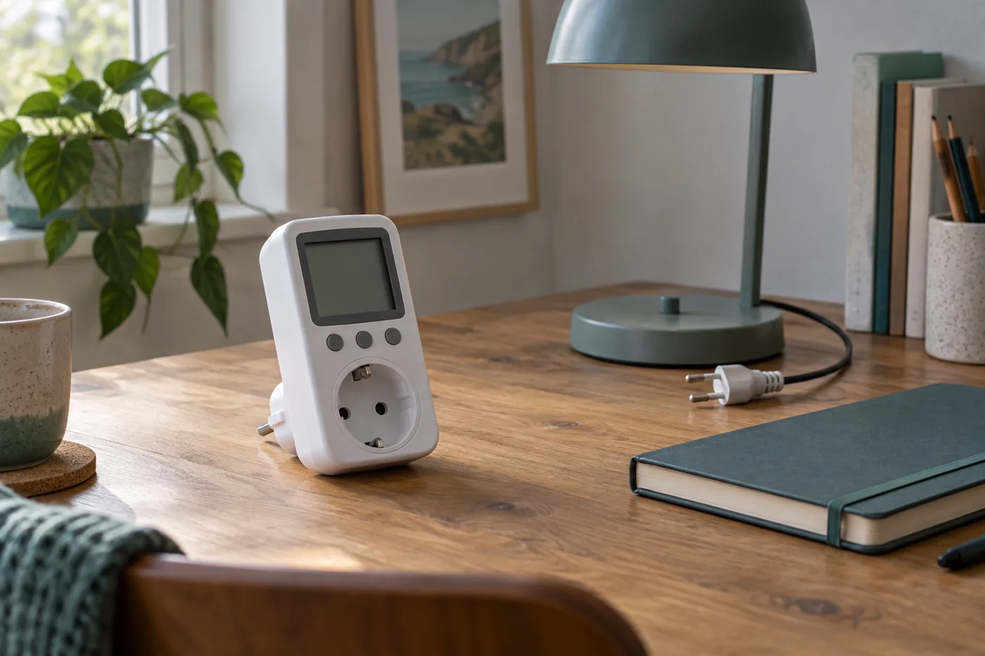 Wattmètre générique sur un bureau